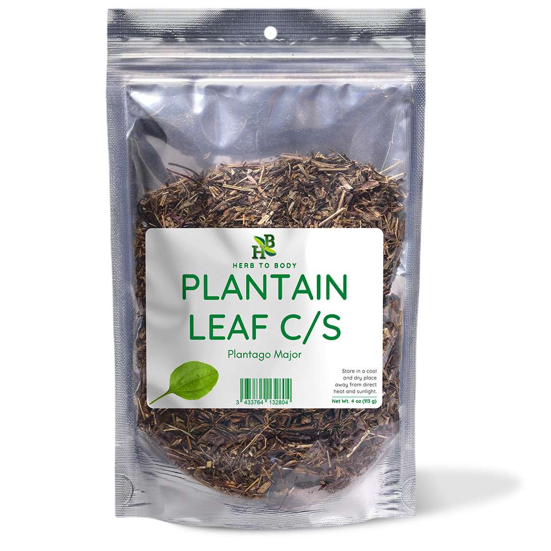 Herb To Body Plantain Leaf Cut & Sifted 4oz