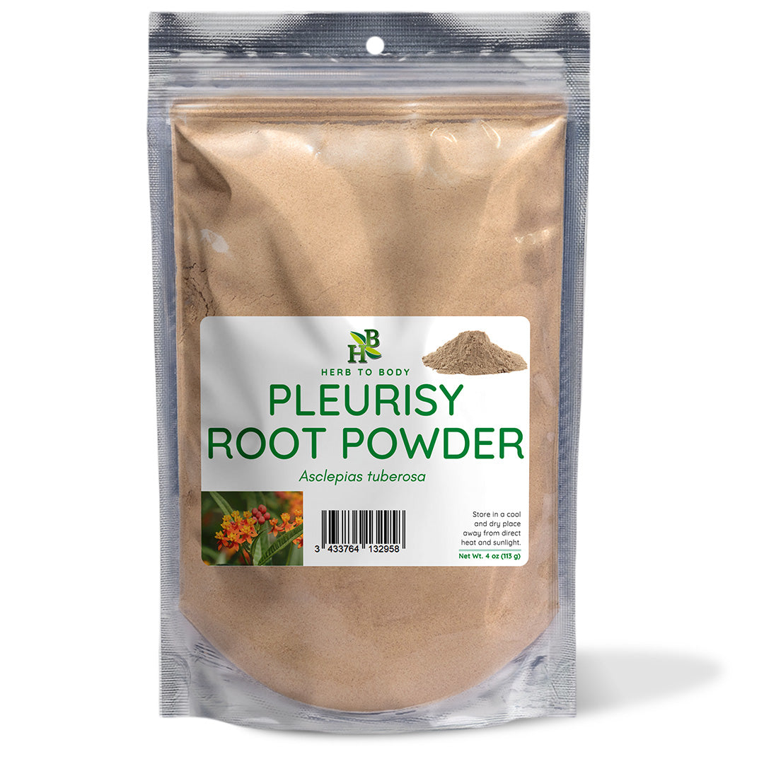 HerbToBody Pleurisy Root Powder Natural Botanical Supplement 4oz