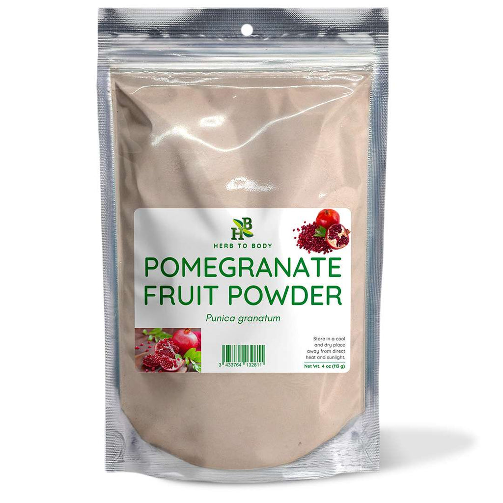 Herb To Body Pomegranate Fruit Powder Rich In Antioxidants 4oz