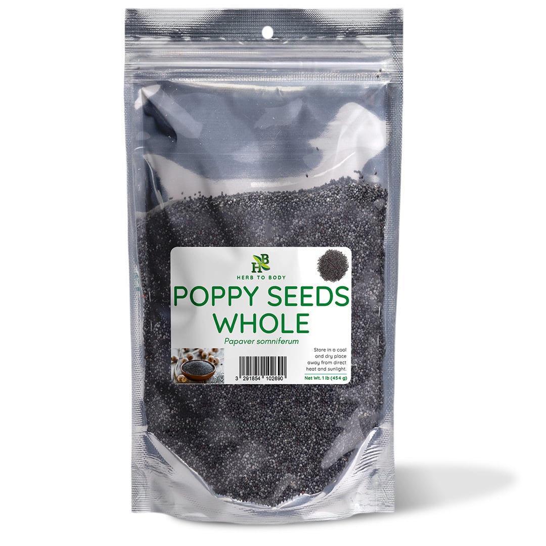 Herb To Body Whole Blue Poppy Seeds 4oz And 1lb