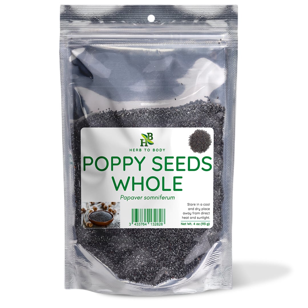 Herb To Body Whole Blue Poppy Seeds 4oz And 1lb