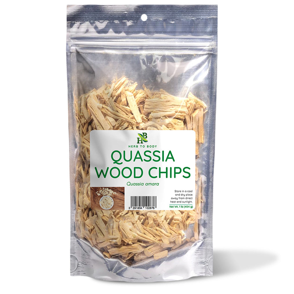 Herb to Body Quassia Amara Wood Chips Dried Botanical