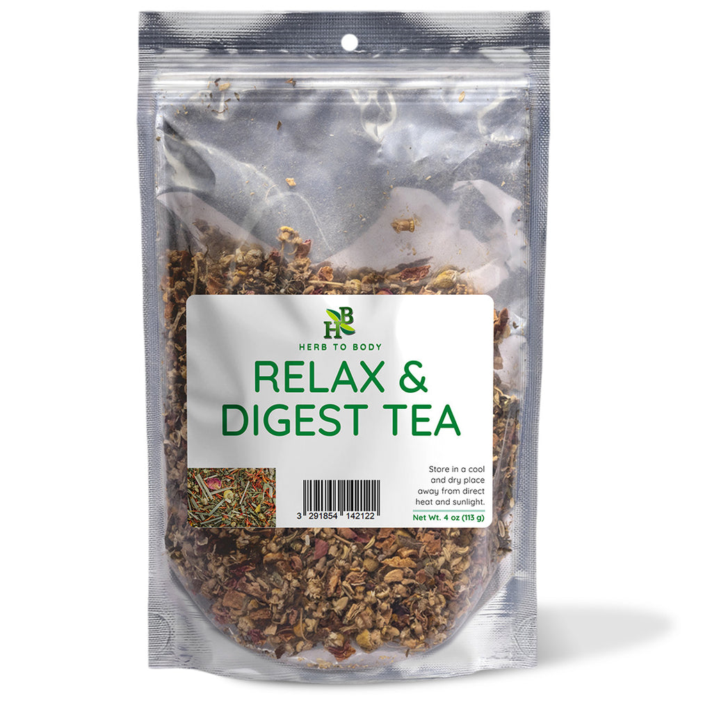 Relax & Digest Herbal Tea Blend 4oz