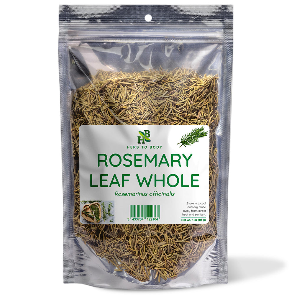 Herb To Body Rosemary Leaf Whole Dried Moroccan 4oz
