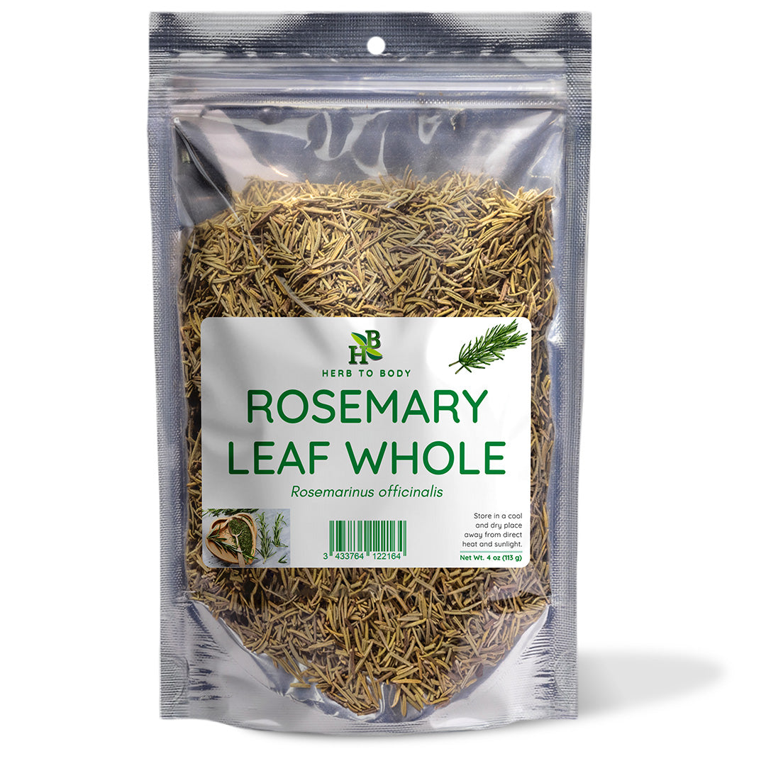 Herb To Body Rosemary Leaf Whole Dried Moroccan 4oz