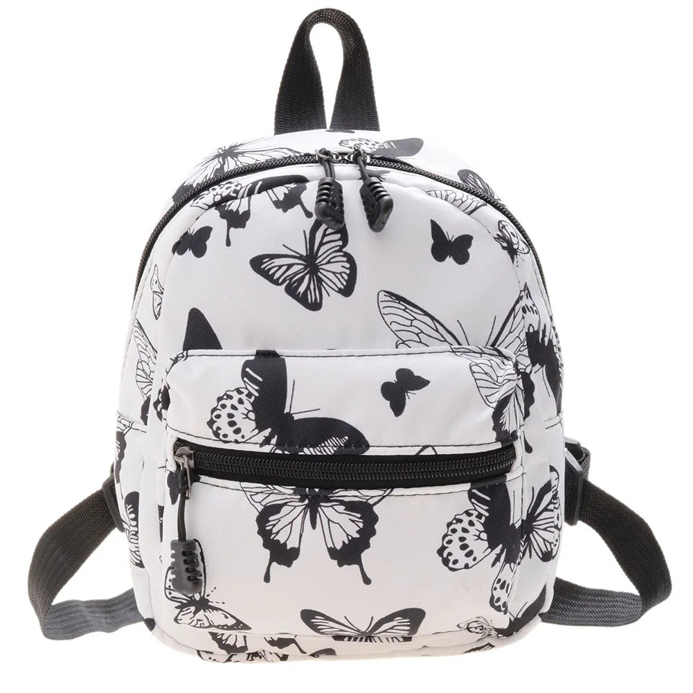 Stylish Women Backpack Preppy Style Animal Pattern Printing Nylon Handbags Leisure Student School Large Knapsacks Backpacks
