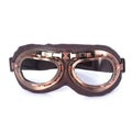 Retro Motorcycle Goggles Glasses Vintage Moto Classic Goggles for Harley Pilot Steampunk ATV Bike Copper Helmet 1Pcs