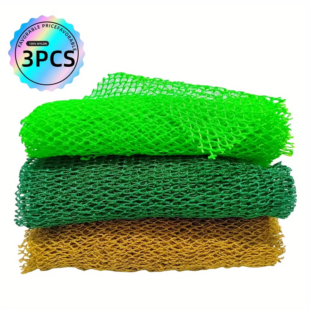 3pcs,African net Sponge,African exfoliating net,African Bathing Sponge,African wash net, African Ghana Sapos scrubbing washcloth