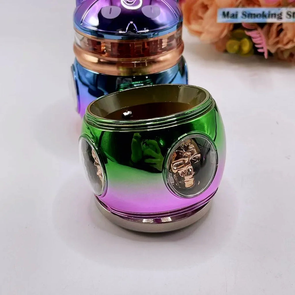 2.8inch Metal Cat Herb Grinder Mill 4-Layers Crusher Manual Mortar Pestle Tobacco Grass Grinder Cigarette Smoking Accessories