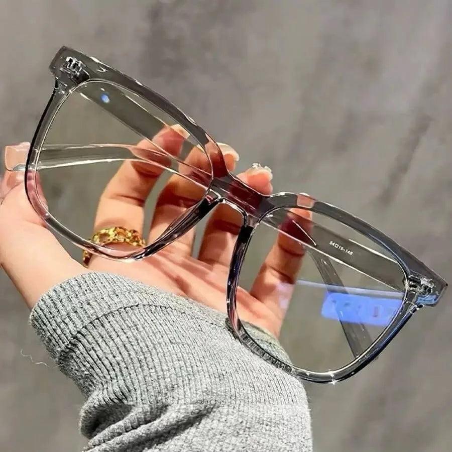 TrendySquare Anti Blue Light Eyeglasses Men Women Casual Fashion Transparent Frame Street Style Eyewear for Office and Daily Use