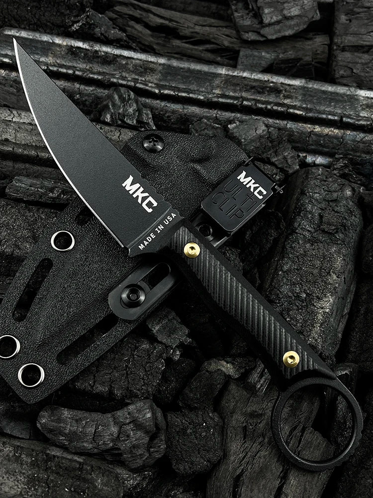 MKC WARGOAT Fixed Blade Knife Magnacut Stainless Steel blade G-10 Handle tactical knife Outdoor Hunting self defense EDC Knife