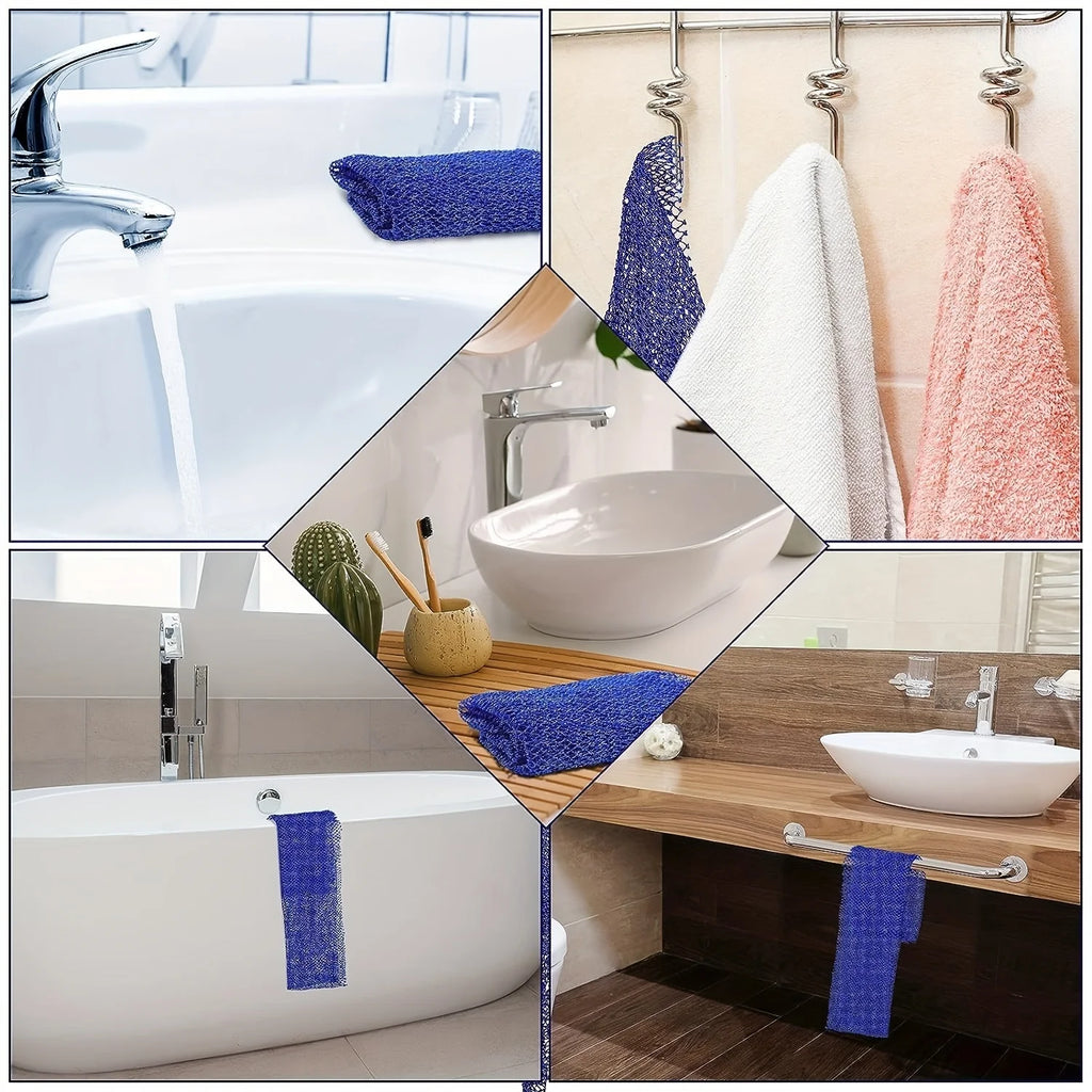 3pcs,African net Sponge,African exfoliating net,African Bathing Sponge,African wash net, African Ghana Sapos scrubbing washcloth