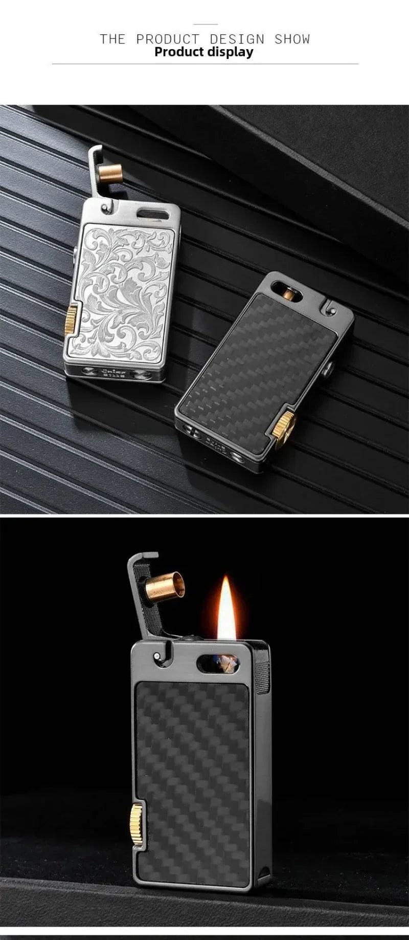 Cool Novelty Lighter, Vintage Rare Lighters, Catapult Fire Starter, Metal Material, For Male Smokers Unusual Gifts （No Fuel）