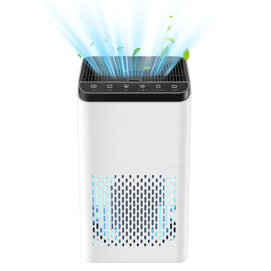 Air Purifiers For Home Large Rooms, True HEPA AP001 For Bedroom Up To 60 Square Meter, 3 In 1 Filters, Air Quality Monitor