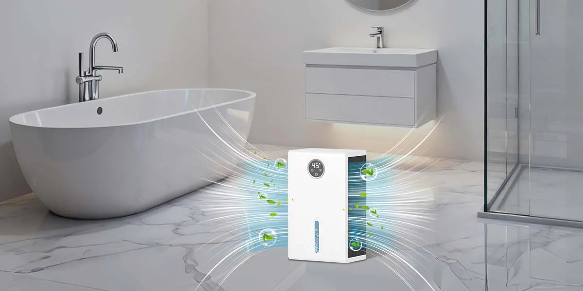 Dehumidifier for Home for Bedroom with 1000 sq.ft 120 OZ Water Tank,Dehumidifiers for Bathroom Basement,Auto Shut Off
