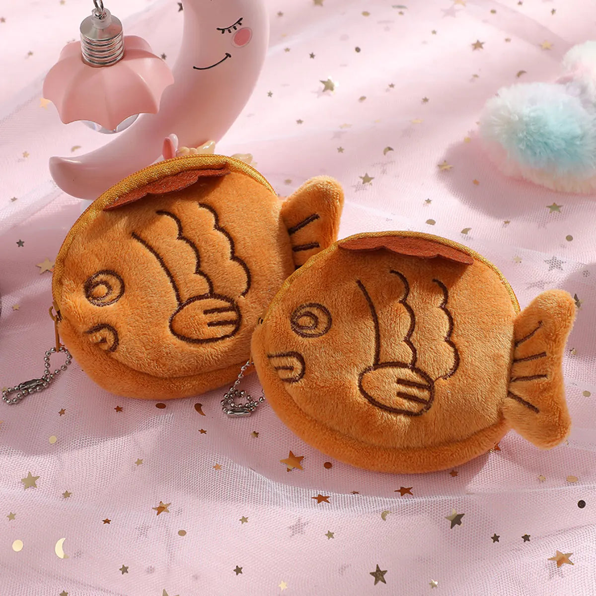 Cartoon Cute Coin Purse Kawaii Wallet Portable Plush Coin Bag Key Earphone Coin Organizer Pouch Zipper Bag Kids Gift