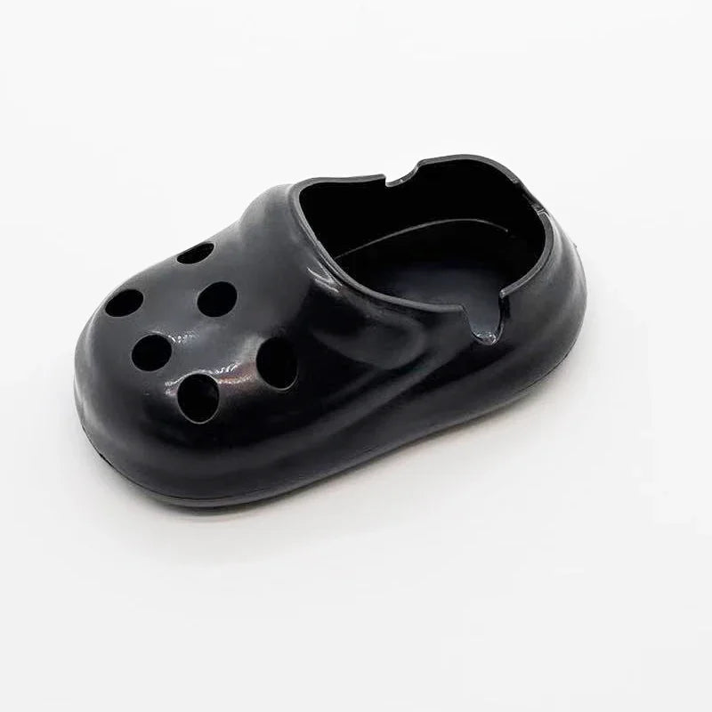 Creative Cute Hole Shoe Ashtray, Flame Retardant PP Material+anti Fly Ash, Suitable for Home/office/hotel Panoramic View