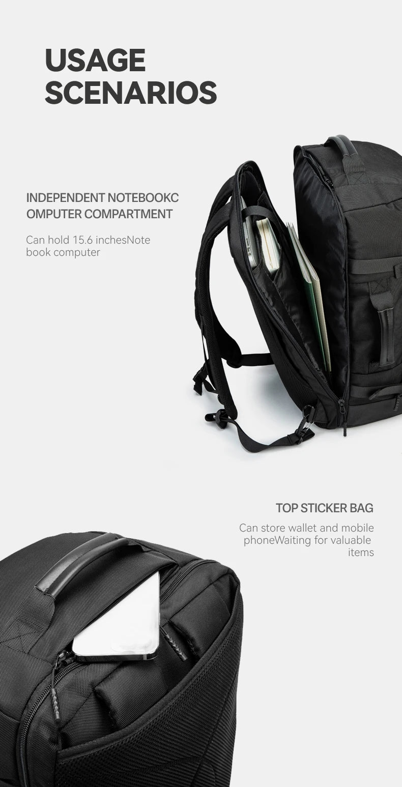 Travel Backpack For Air Travel,Durable Large 30L TSA Flight Approved Carry-on Luggage Hand,Water Resistant Business Rucksack,Wee