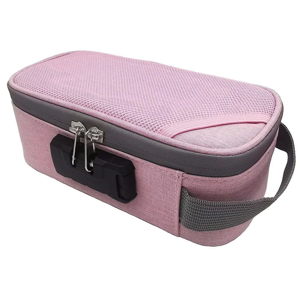 Odor Smell Proof Smoking Pipe Bag with Combination Lock Container Case Outdoor Travel Gift