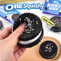 Simulation Oreo Stress Relief Squishy Toy. Creative Cookie Cake Super Soft Squeeze Toy. Sandwich Biscuit Antistress Gadget.