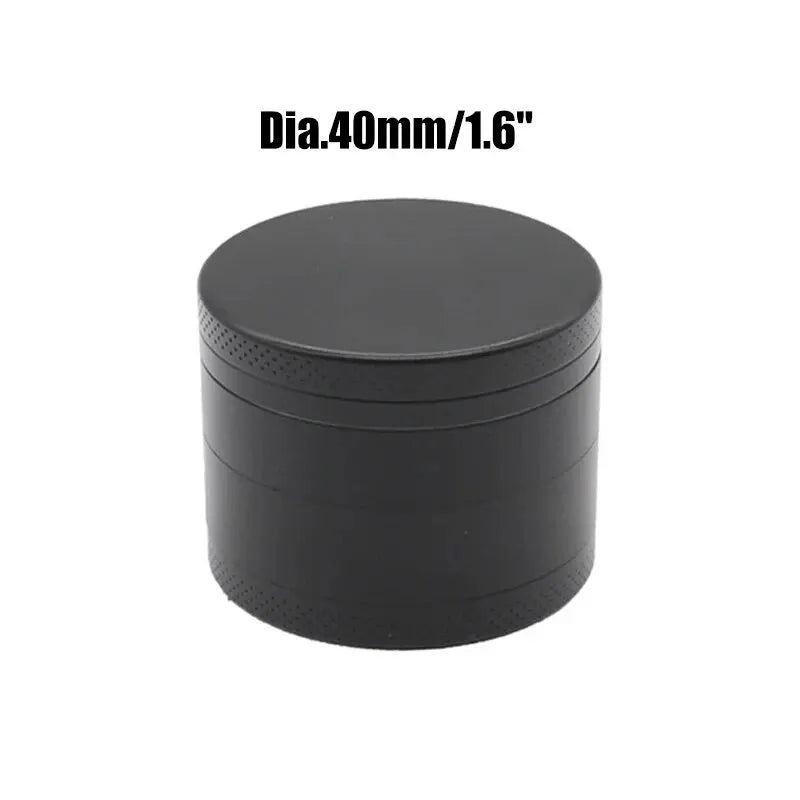 40mm 4-Layer Aluminum Herbal Herb Tobacco Grinders for Smoking Metal Tobacco Cutting Pipe Accessories Tobacco Pipes Herb Mills