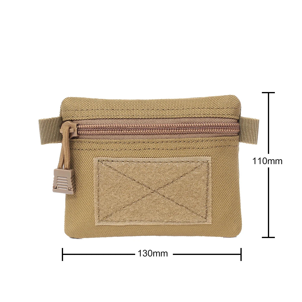 Hot Sale Coin Purses Wear-resistant Multi-function Outdoor Hiking Molle Pouch Wallet Waterproof Portable Travel Zipper Waist Bag