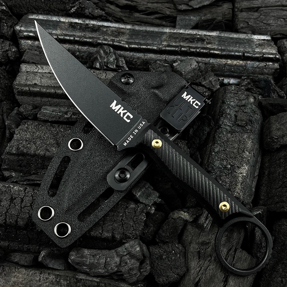 MKC WARGOAT Fixed Blade Knife Magnacut Stainless Steel blade G-10 Handle tactical knife Outdoor Hunting self defense EDC Knife