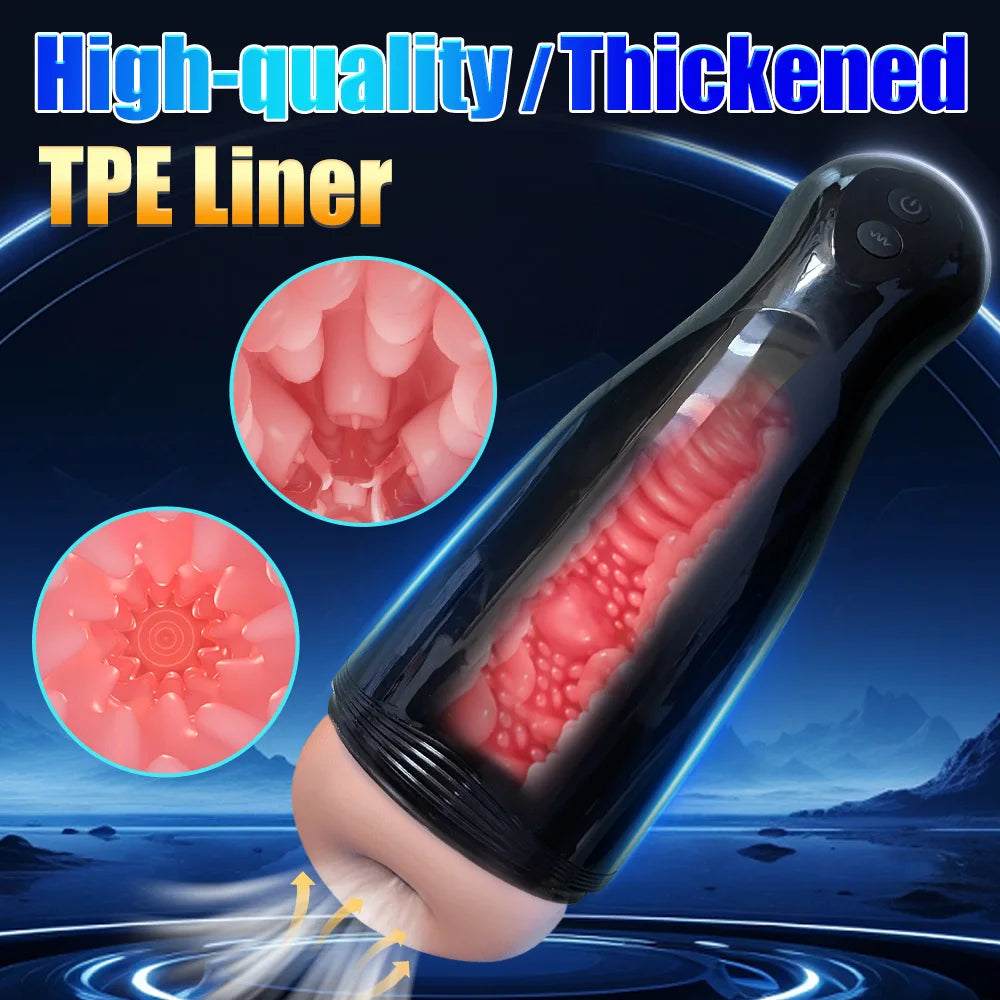 Sex Toys for Men Automatic Male Masturbator Cup Blowjob Sucking Sex Machine Suction Blowjob Vagina Masturbation Adult Supplies