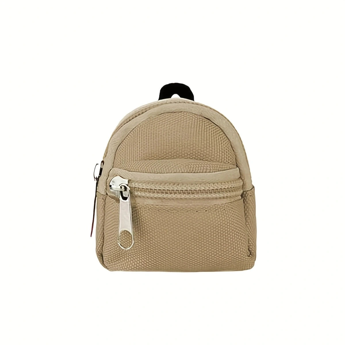 Double-shoulder zipper small coin wallet, key bag mini backpack pendant, toy decoration small bag，1 PC