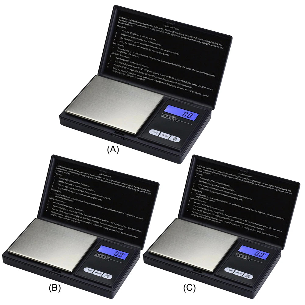 1kg/0.1g Gold Jewellery Weighing Scales 7 Units Conversion Digital Scale High Precision Scale Tare Function Jewelry Measurement