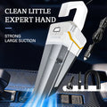 Car vacuum cleaner, portable 35000pa high suction wet and dry vacuum cleaner, car 12V cigarette lighter socket