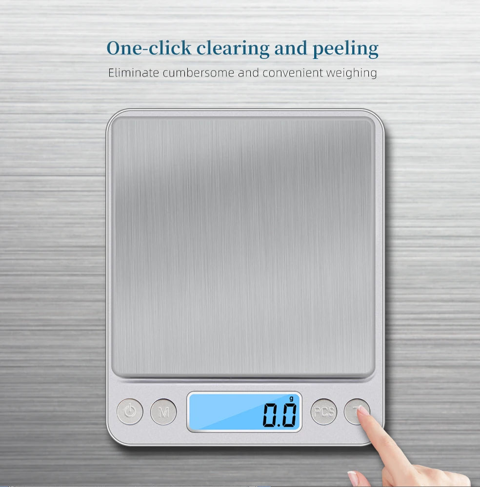 3000g 0.1g Electronic Scale LCD Display Mini  Digital Jewelry 3kg Weighing Scale kitchen Scales Balance