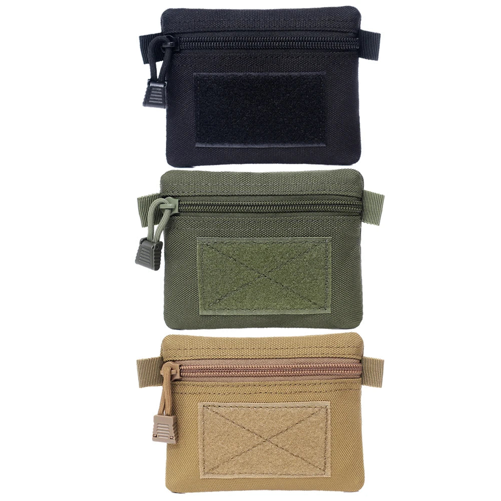 Hot Sale Coin Purses Wear-resistant Multi-function Outdoor Hiking Molle Pouch Wallet Waterproof Portable Travel Zipper Waist Bag