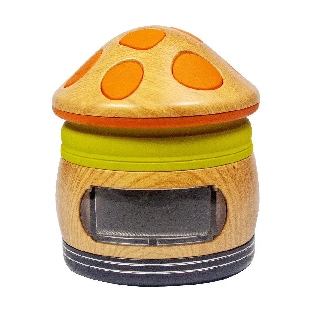 Mushroom Zinc Alloy Metal Plastic Smoke Grinder 4 layers Grinder Tobacco Grinder Smoking Accessories Gadgets for Men