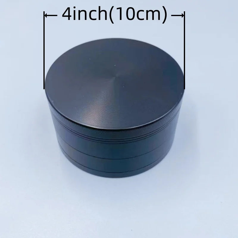 Metal Herb Grinder 4-layer Manual Spice Mortar Mill Pepper Bud Crusher Raw Grass Tobacco Grinder Smoking Cigarette Accessories