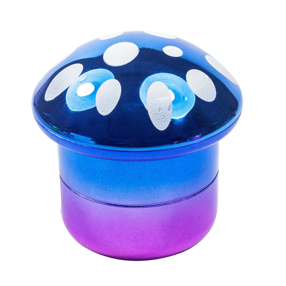 70mm Portable 4-Layers Mushroom Smoke Grinder Manual Spice, Tobacco Grinder Tools Smoking Cigarette Accessories Mill Pepper Pot