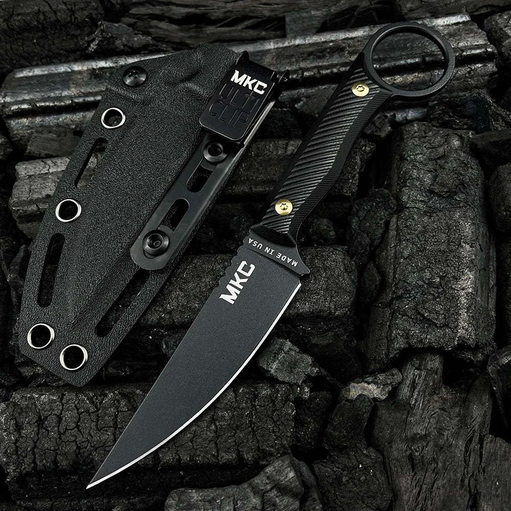 MKC WARGOAT Fixed Blade Knife Magnacut Stainless Steel blade G-10 Handle tactical knife Outdoor Hunting self defense EDC Knife