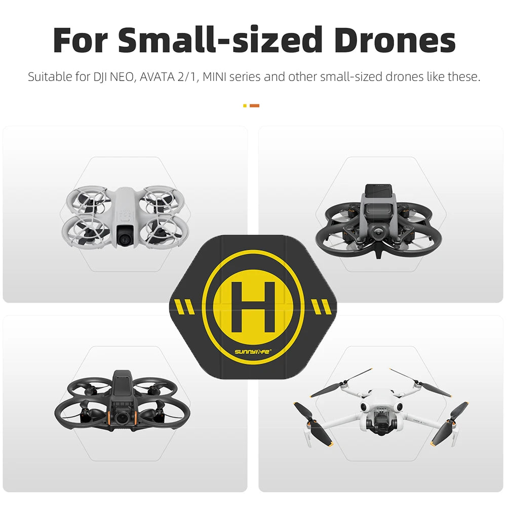 35cm Foldable Landing Mat Waterproof Folding Drone Landing Mat Airplane Landing Pad for DJI NEO/Mini4Pro Drone Accessories