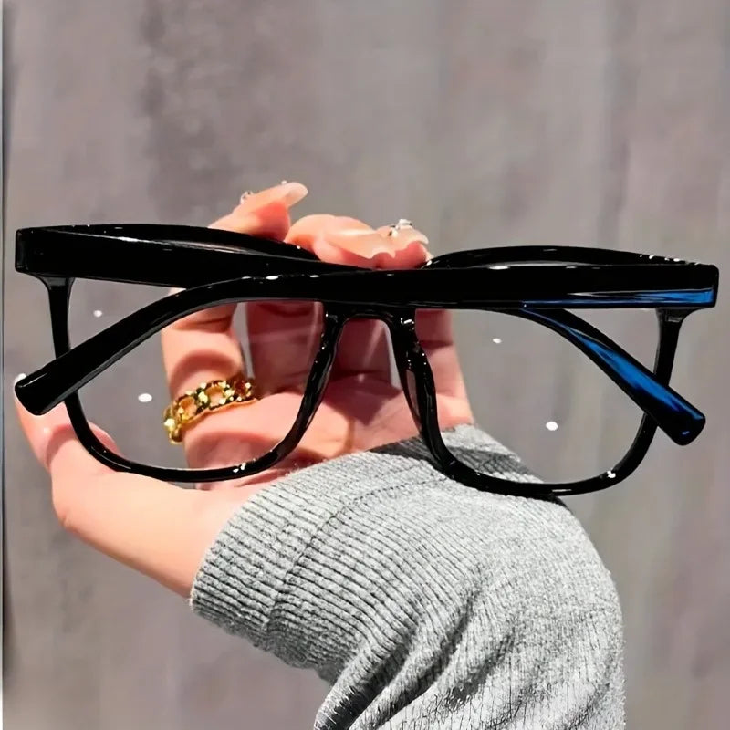 TrendySquare Anti Blue Light Eyeglasses Men Women Casual Fashion Transparent Frame Street Style Eyewear for Office and Daily Use