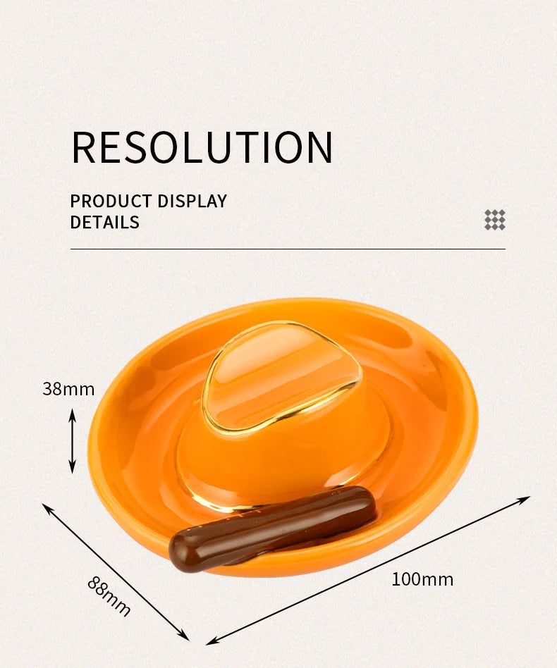 GALINER Ceramic Cigar Ashtray Mini Portable New Designed Ashtray Travel Smoking Accessories