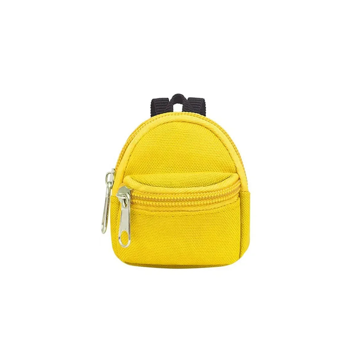 Double-shoulder zipper small coin wallet, key bag mini backpack pendant, toy decoration small bag，1 PC