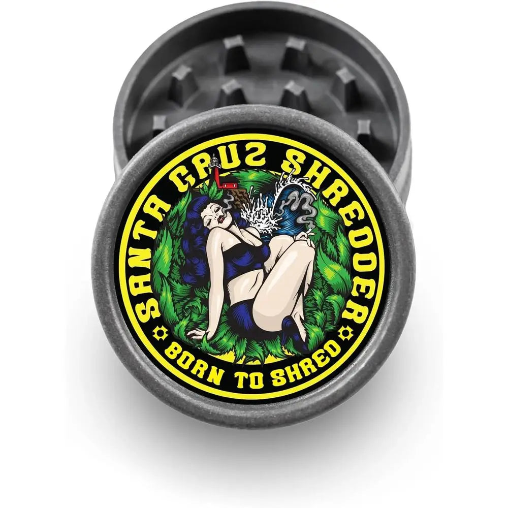 Medium 2.2 Knurled Herb Grinder with Strong Grip and Shredder Function