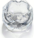 Mini Geometry Gl Ashtrays,Gorgeous Round Crystal Cigar Ash Tray Portable Drative Modern Ashtray For Home Office Indoor Outdoor Patio Use, Fancy Cute Cool Ash Tray For Cigarettes