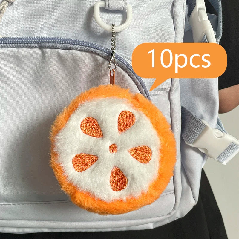 1pcs Cute Fruit Coin Purse, Orange Money Bag, Watermelon Coin Bag, Strawberry Storage Bag, Girl's Small Purse, Girlfriend Gift