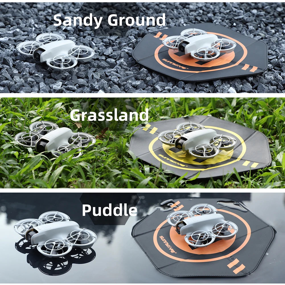 35cm Foldable Landing Mat Waterproof Folding Drone Landing Mat Airplane Landing Pad for DJI NEO/Mini4Pro Drone Accessories