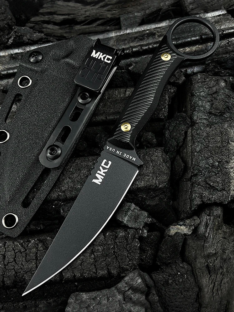 MKC WARGOAT Fixed Blade Knife Magnacut Stainless Steel blade G-10 Handle tactical knife Outdoor Hunting self defense EDC Knife
