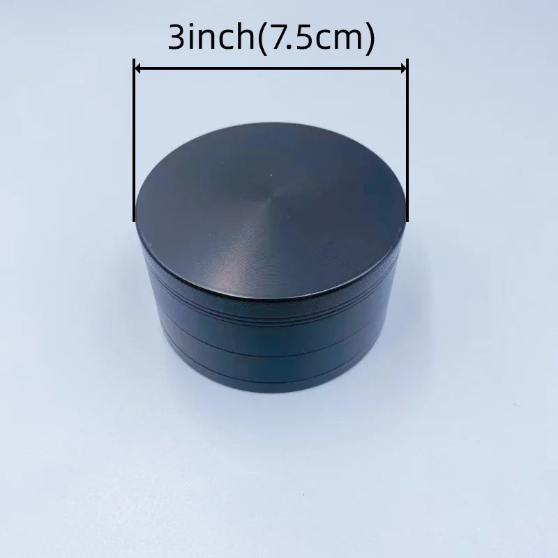 Metal Herb Grinder 4-layer Manual Spice Mortar Mill Pepper Bud Crusher Raw Grass Tobacco Grinder Smoking Cigarette Accessories