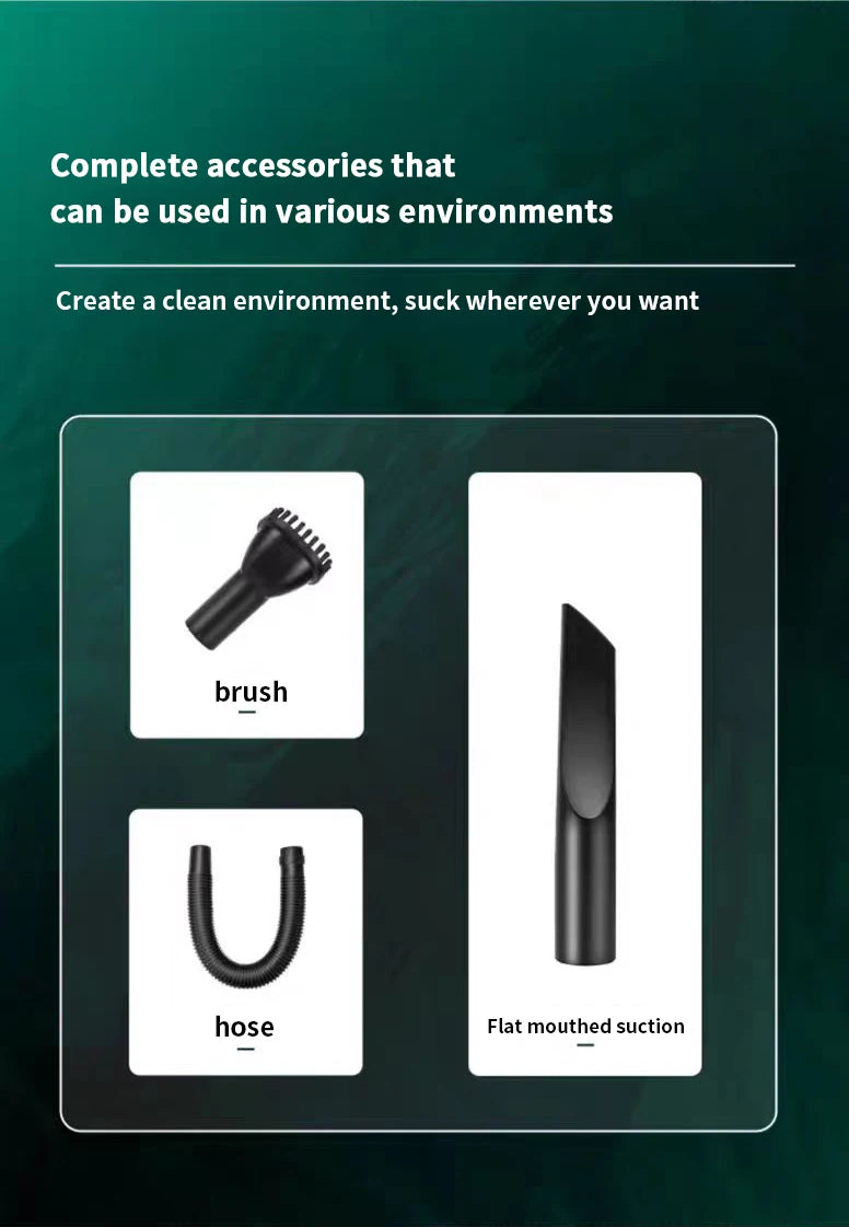 Car vacuum cleaner, portable 35000pa high suction wet and dry vacuum cleaner, car 12V cigarette lighter socket