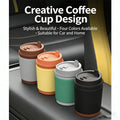 Multiuse Creative Coffee Cup Car Ashtray Detachable Stainless Steel Ashtray for Car Home Truck