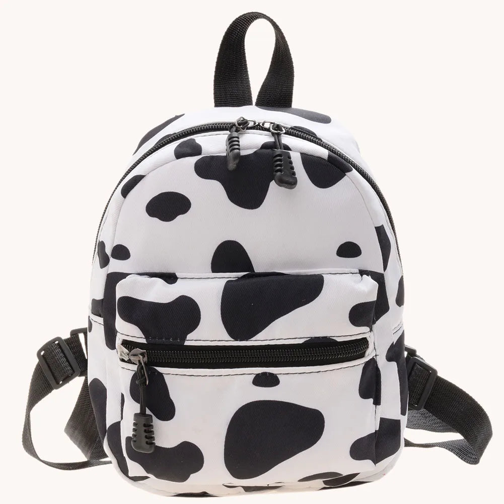 Stylish Women Backpack Preppy Style Animal Pattern Printing Nylon Handbags Leisure Student School Large Knapsacks Backpacks